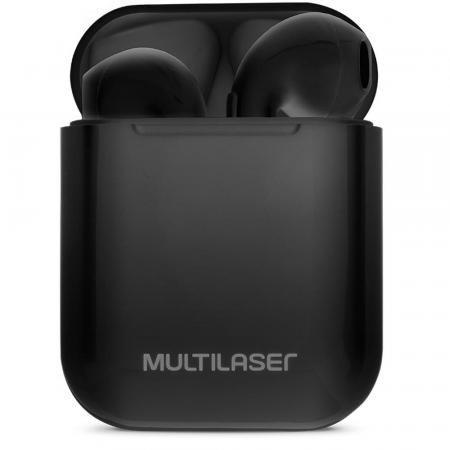 Fone de ouvido tws airbud preto PH358 Multilaser Preto/Branco